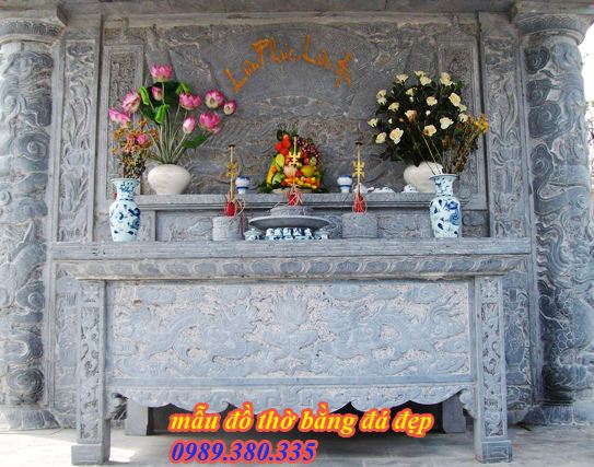 Đồ thờ đá - Lăng Mộ Đá Tâm Linh Việt - Cơ Sở Đá Mỹ Nghệ Tâm Linh Việt